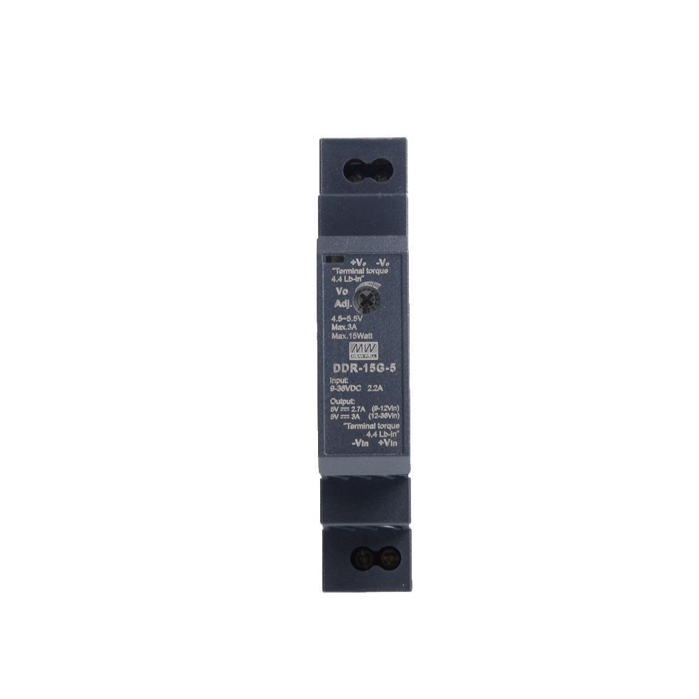 Mingwei DDR DC a DC 15L / 15G fuente de alimentación de conmutación DCDC Rail 15W 3.3 / 5 / 12 / 15 / 24V