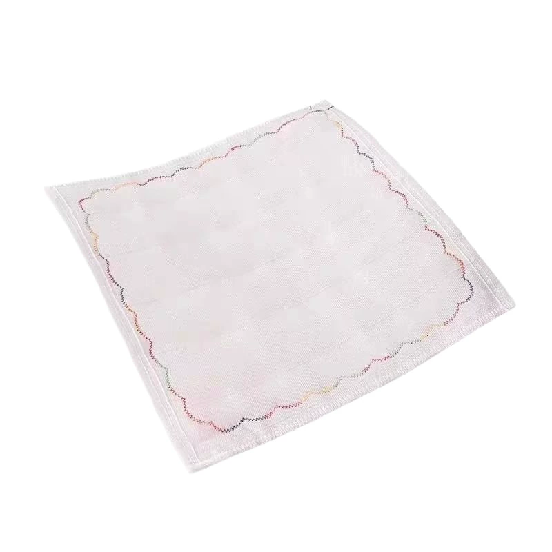 8-layer rainbow oil-absorbent thick pure cotton oil-absorbing kitchen cloths, all-cotton food-grade mop dish towels