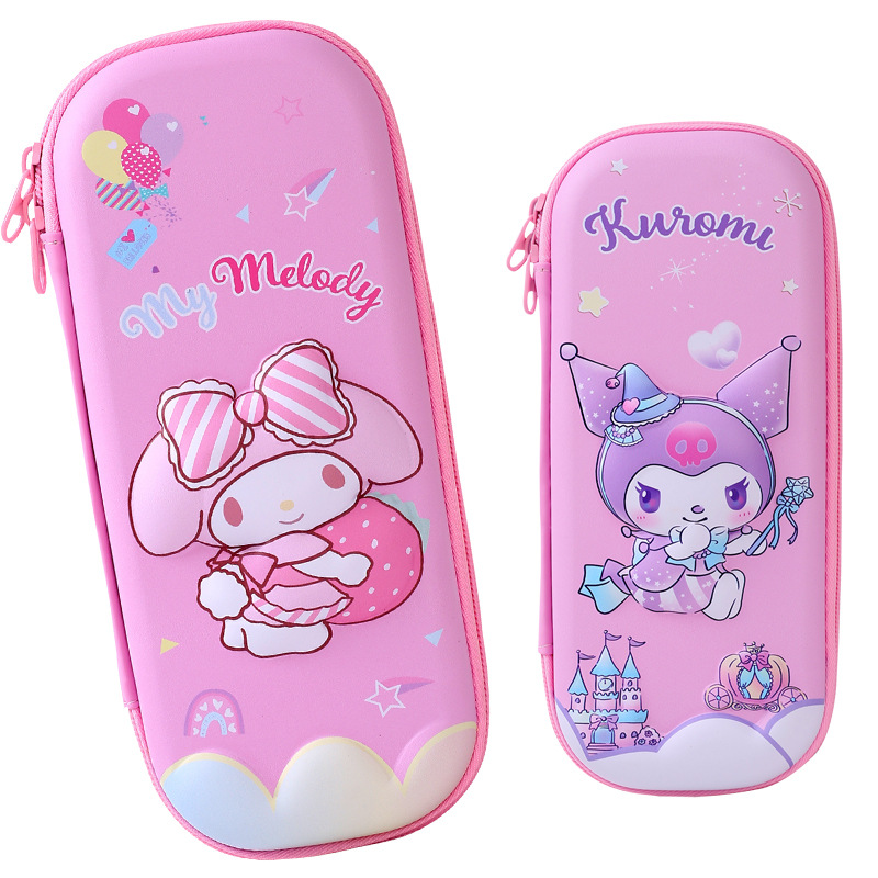 26 nuevo 3D papelería caja de dibujos animados bolsas de lápiz EVA estereoscópicas caja de lápiz anti-caída coreana para niños de gran capacidad