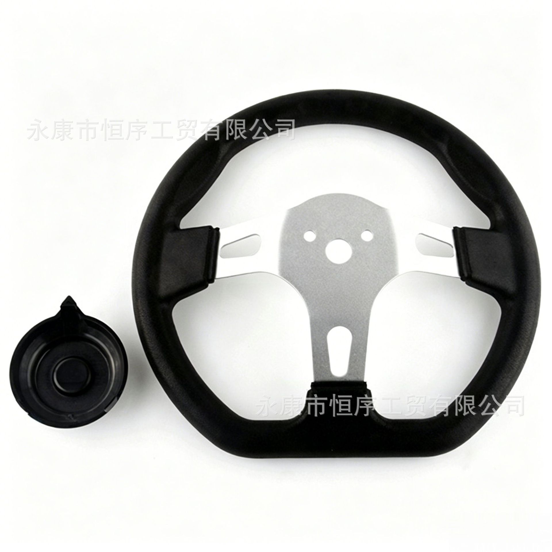 270mm Go-Kart F1 Flat-Bottom Racing Steering Wheel Sightseeing Car Steering Wheel Modified Car Steering Device