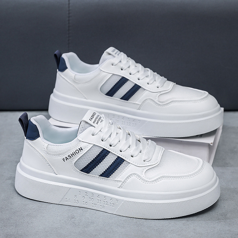 2026 nuevo verano transpirable malla zapatos blancos estudiantes de moda universal skate casual zapatos deportivos zapatos de moda hombre