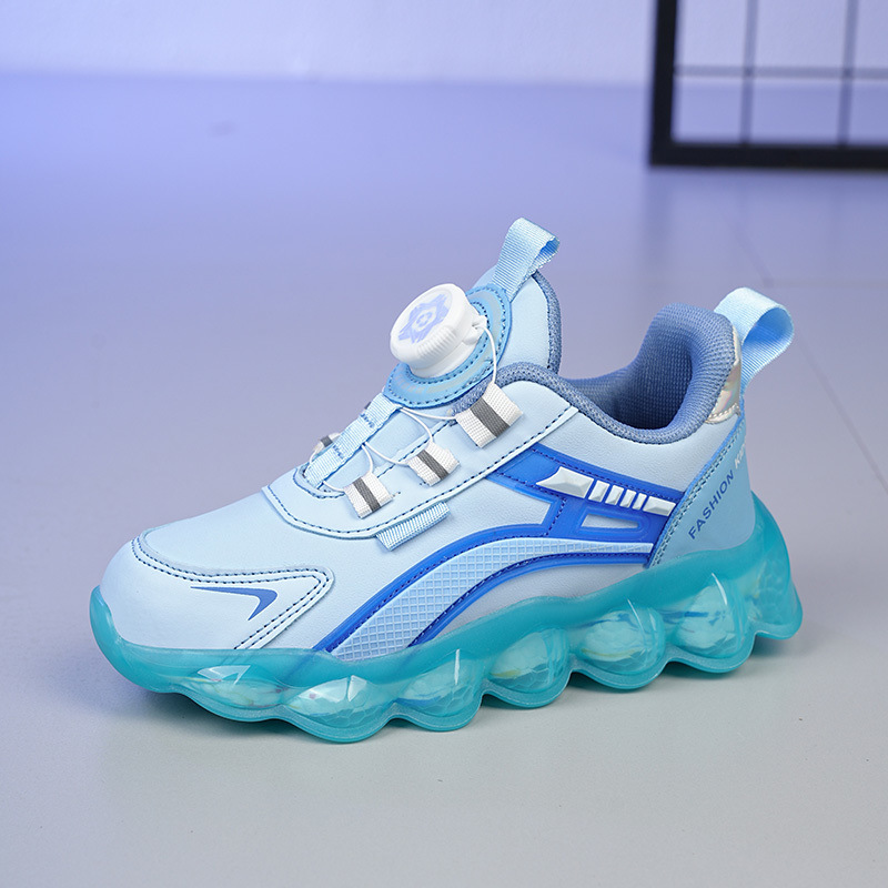 309 데님 블루 가죽 표면