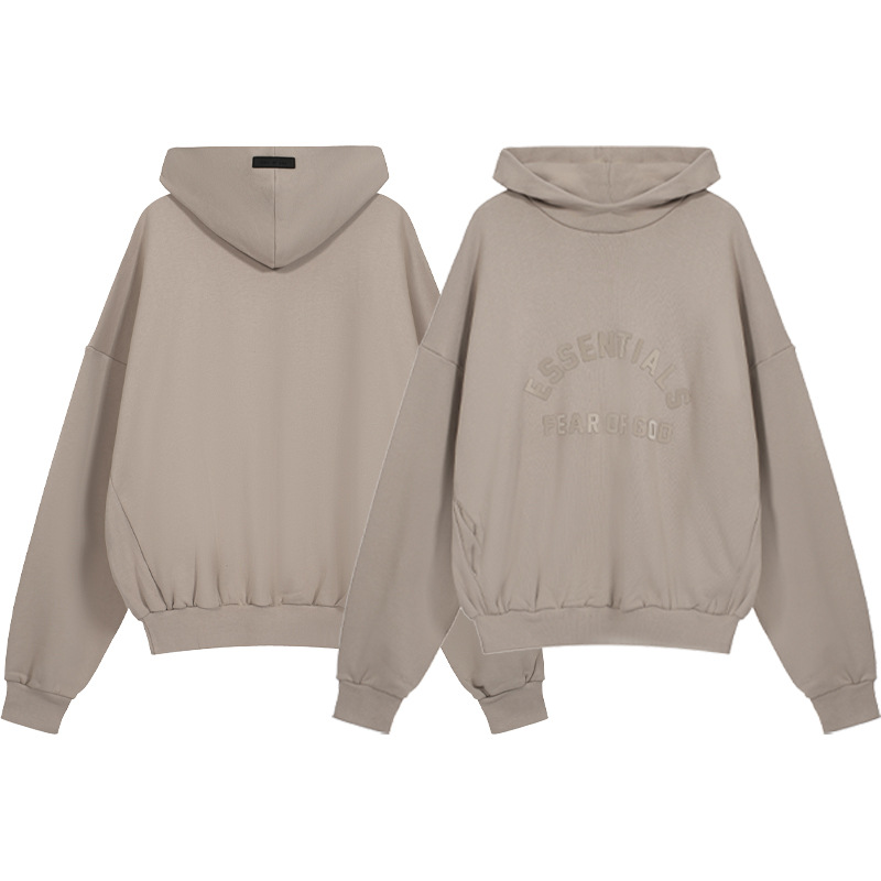 High Street TEMOR DE DIOS ESSENTIALS nueva serie Suelta todo fósforo casual Sudadera con capucha de los hombres