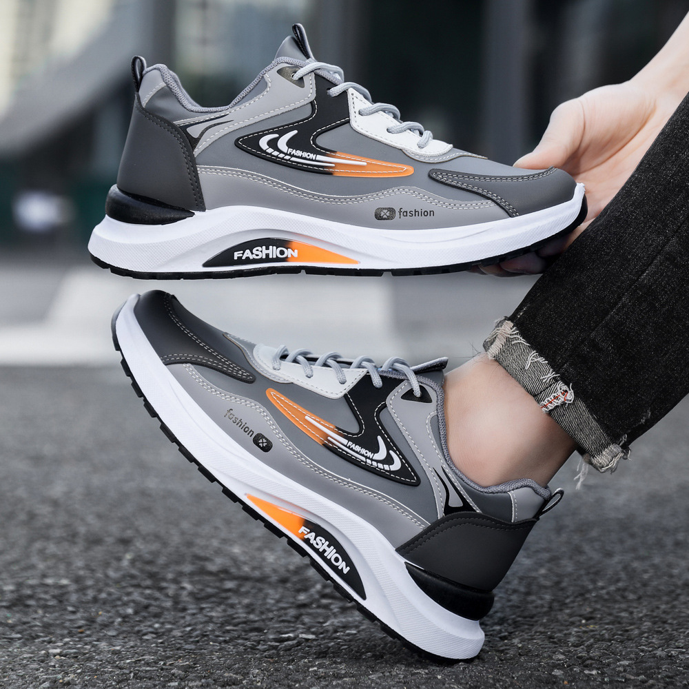 Zapatos transfronterizos de hombre transpirables y cómodos, zapatos casuales de hombre, moda, zapatos de suela gruesa, zapatos deportivos de moda para hombres.