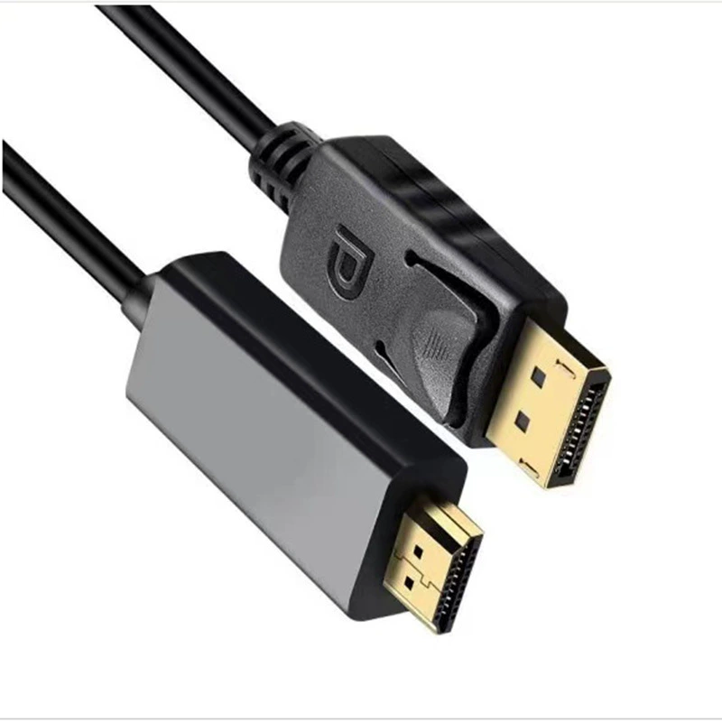 Источник кабель конвертер DisplayPort в HDMI линия 1.8м DP на HDMI HD компьютер вращение кабель