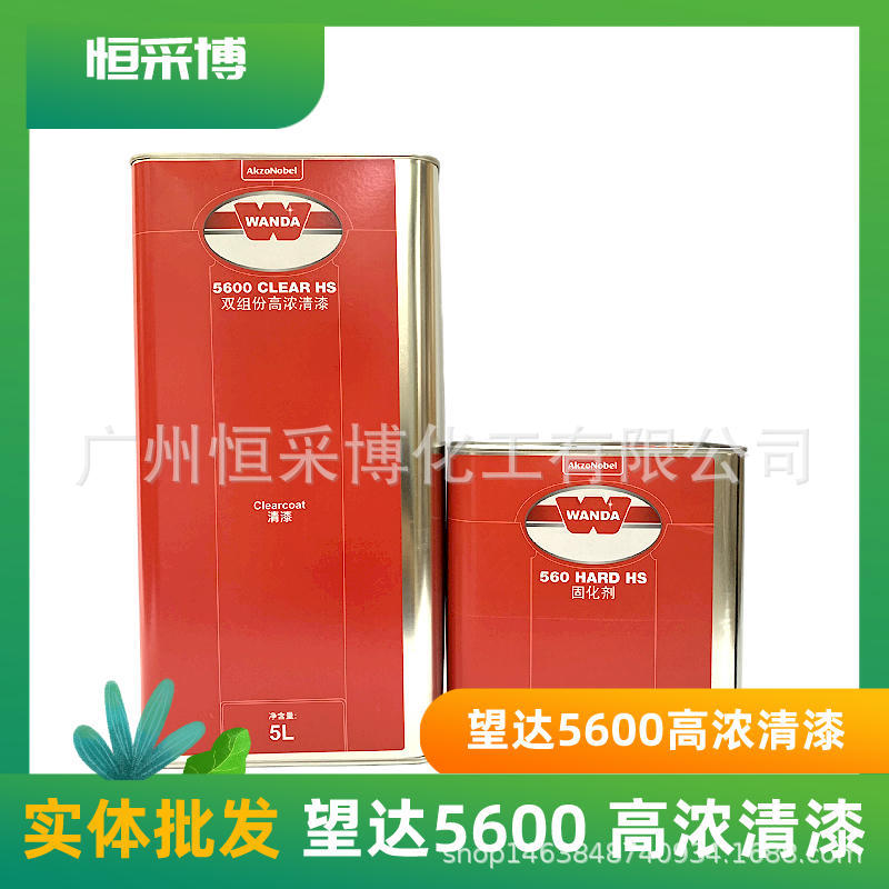 望达5600高浓清漆双组份套装阿克苏诺贝尔汽车透明罩光漆光油5800