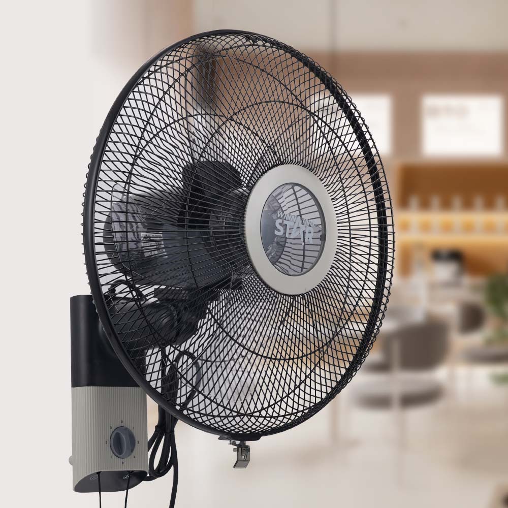 Winningstar hogar de comercio exterior ABS plástico ventilador de pared de 5 hojas ventilador eléctrico Wall-Mounted Fan