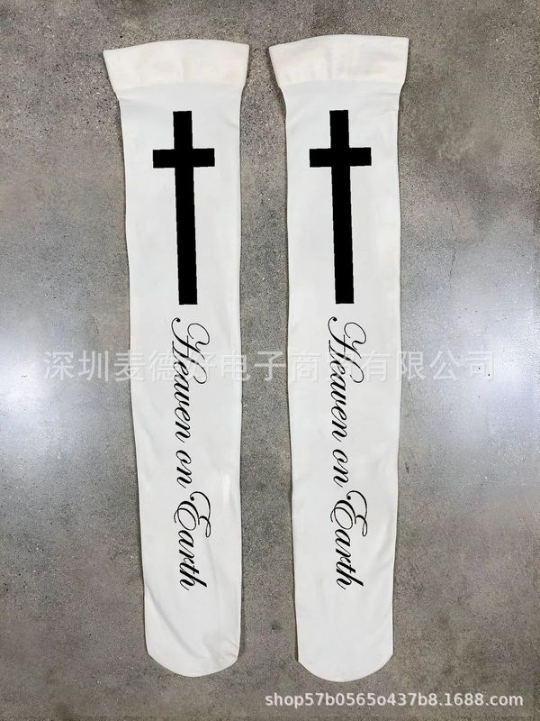 ins字母印花袜子跨境女日系过膝袜四季JK袜款街头外贸批发|undefined