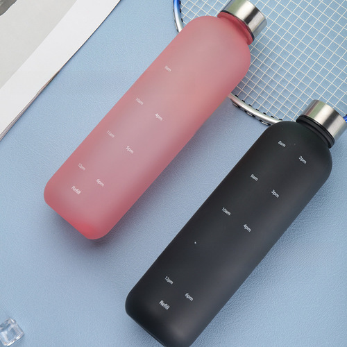 Direct Manufacturer Sales 1000ml Large Capacity Gradient Sandpaper Water Cup Amazon Colorful Portable Trendy Sipper Tumbler