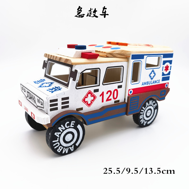 wooden ambulance