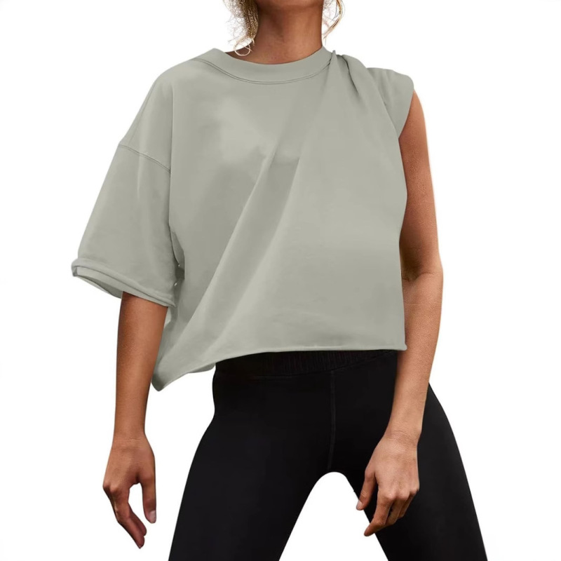 2025 European and American Outdoor Running Sports Short-Sleeved Yoga Wear Casual Versatile Fitness Tops Loose Sports T-Shirts 2025 European and American Outdoor Running Sports Short-Sleeved Yoga Wear Casual Versatile Fitness Tops Loose Sports T-Shirts