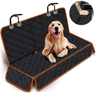Car Pet Mat 600D Seat cushion, seat cover - f9-double-zipper-rear-pet-mat-with-orange-edges