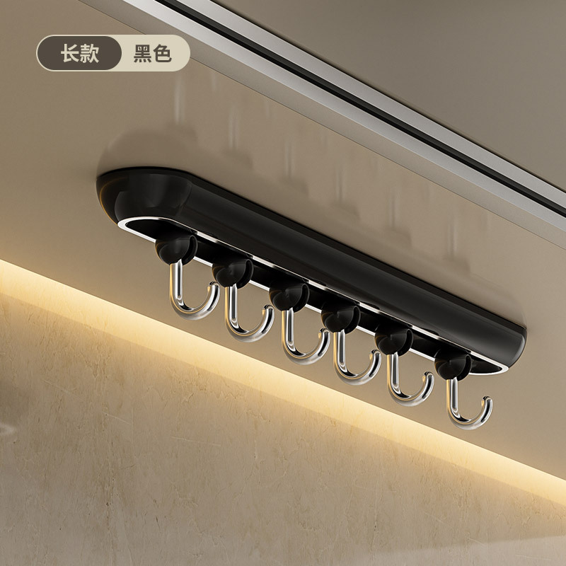 Gancho deslizante de lujo universal sin perforación, gancho de pared multifuncional de almacenamiento de carga fuerte detrás de la puerta