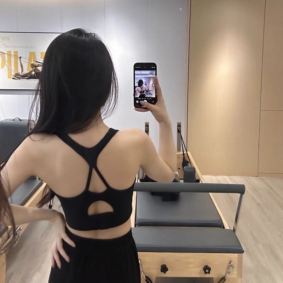 Sports Bra for Women 26 Spring and Summer All-In-One Yoga Wear Vest Running Shock-Proof Push-Up Pilates Fitness Bra