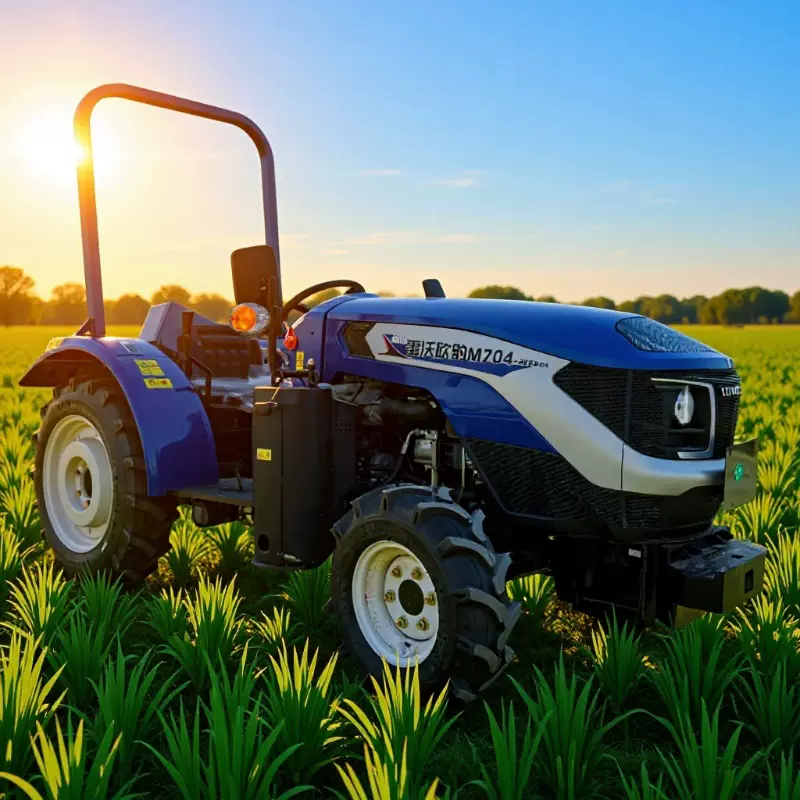 雷沃欧豹704低矮型大棚果园四轮拖拉机 70马力温室耕种翻土拖拉机