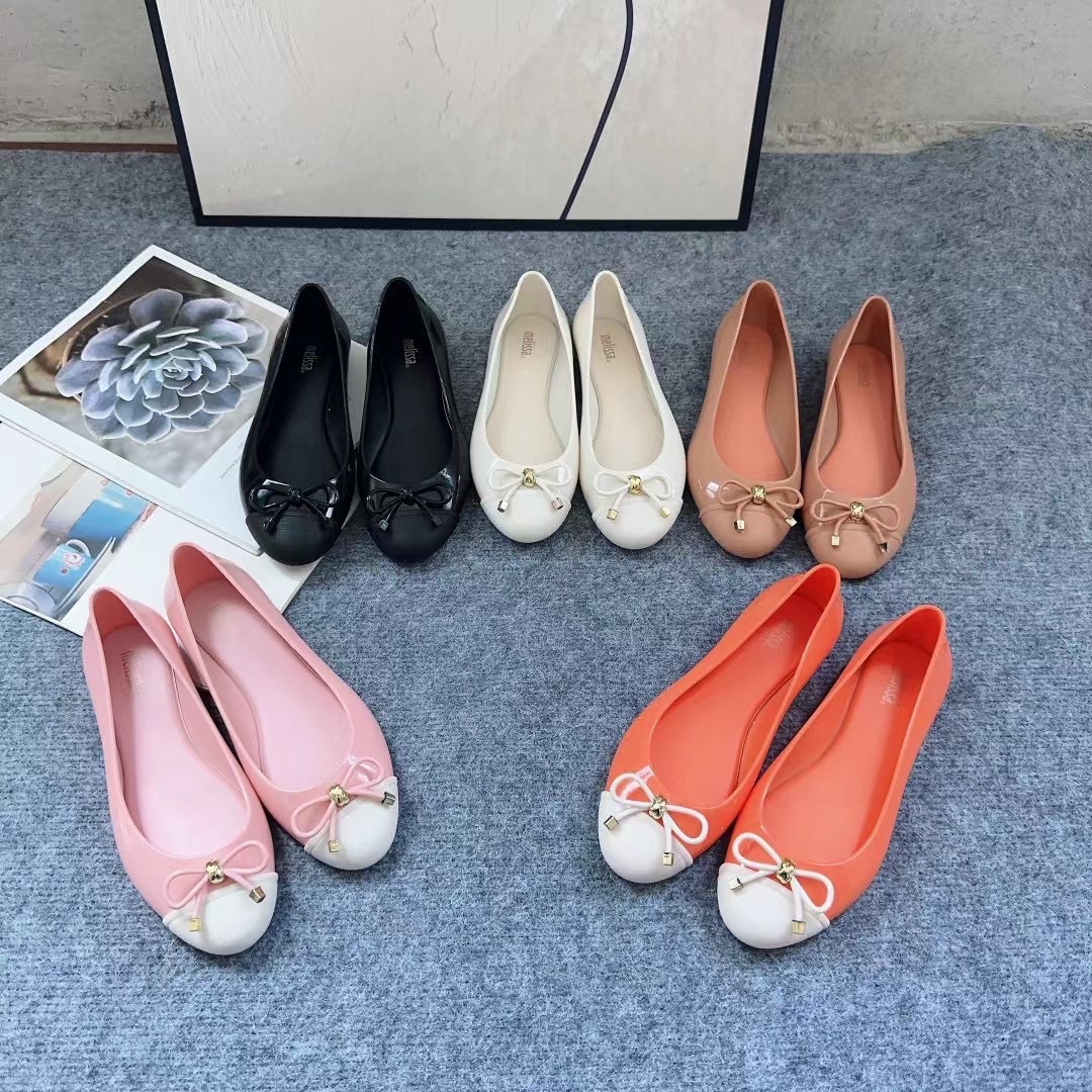 梅*莎24新款圆头蝴蝶结时尚女鞋 日常女士外穿百搭单鞋 四季鞋