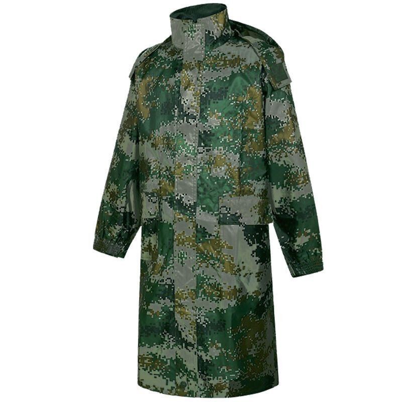 Camouflage Raincoat Outdoor Thickened Labor Protection Wild Hiking Emergency Flood Control One-Piece Raincoat Long One-Piece Rainproof Camouflage Raincoat Outdoor Thickened Labor Protection Wild Hiking Emergency Flood Control One-Piece Raincoat Long One-Piece Rainproof