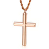 Classic glossy necklace, fashionable pendant stainless steel for beloved suitable for men and women, suitable for import