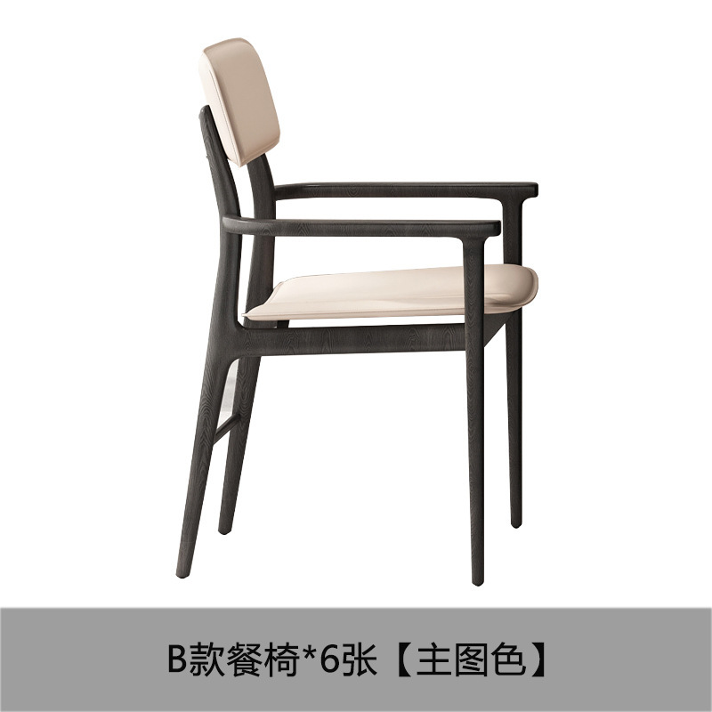 北欧シンプルな洞石岩板の食卓は寂しい風があります。|undefined