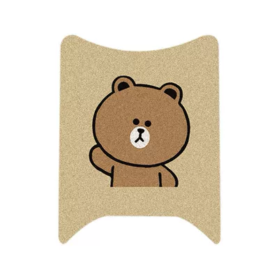 Electric Vehicle Special Foot Pads, Electric vehicle foot mat - emma-luna-brown-bear