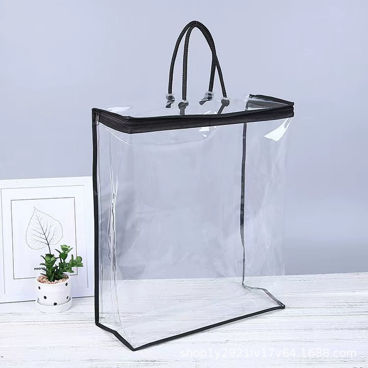 Водонепроницаемая сумка-тоут для домашнего текстиля, постельных принадлежностей, упаковки, игрушек, предметов повседневного обихода, хранения, организации, прозрачная одежда из ПВХ