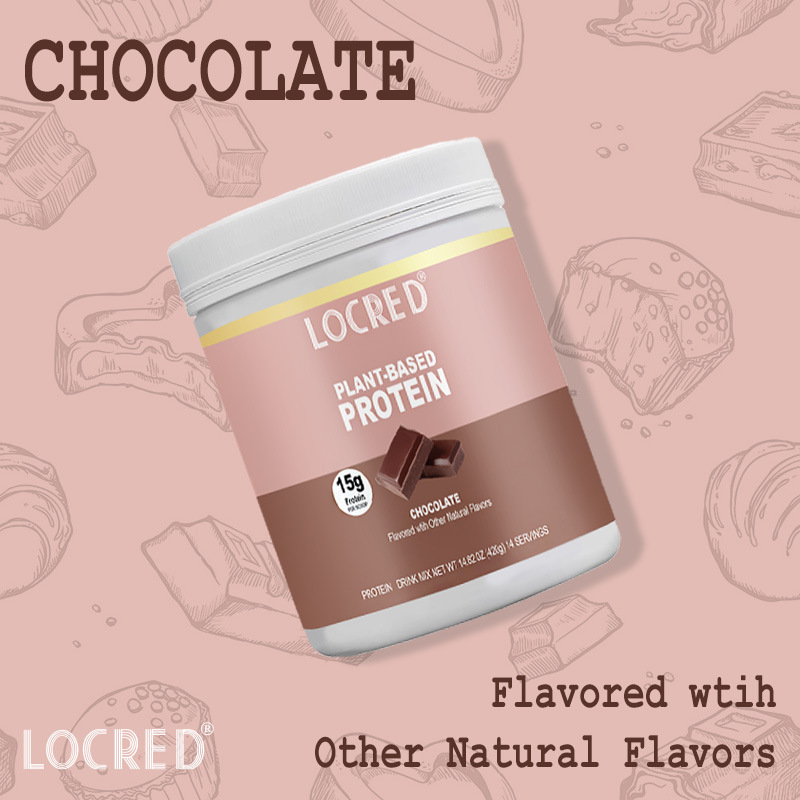 Cross-Border Health Food Wholesale Chocolate-Flavored Protein Powder Plant-Based Protein Source Factory