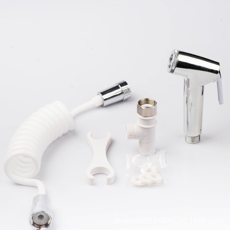 Toilet companion, spray gun set, faucet, toilet and bathroom flushing, high-pressure booster nozzle, water gun, feminine wash Application Scenario
