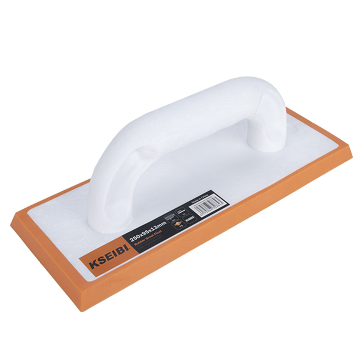 Espuma de goma esponja paleta de arcilla edificio trabajador azulejo paleta raspador mango de madera 210*140mm