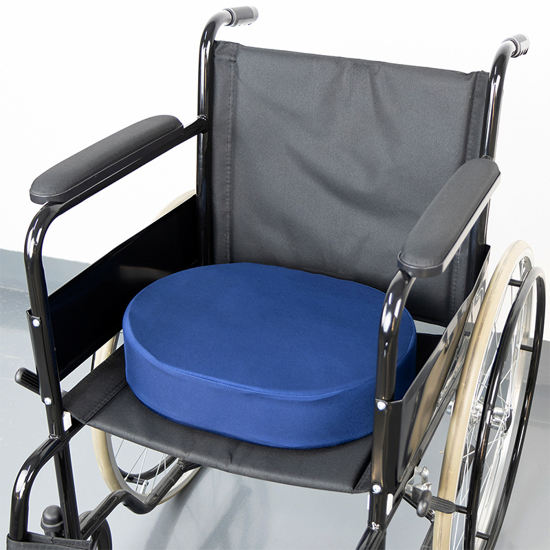 可拆洗高密度记忆海绵家庭办公室轮椅垫A14防污防水楔形皮质座垫