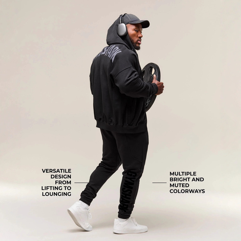 Gymshark Men's Sports Pants Jogger Gym Muscle Bodybuilding Casual Pants Cotton Printed Trousers