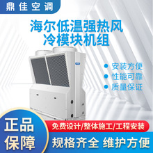 海尔低温强热风冷模块机组 海尔中央空调 厂房降温设备安装工程