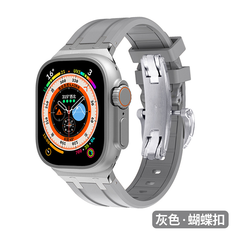 Para Apple iwatch Ultar Apple pulsera s987654 pulsera líquida pulsera de silicona pulsera S11