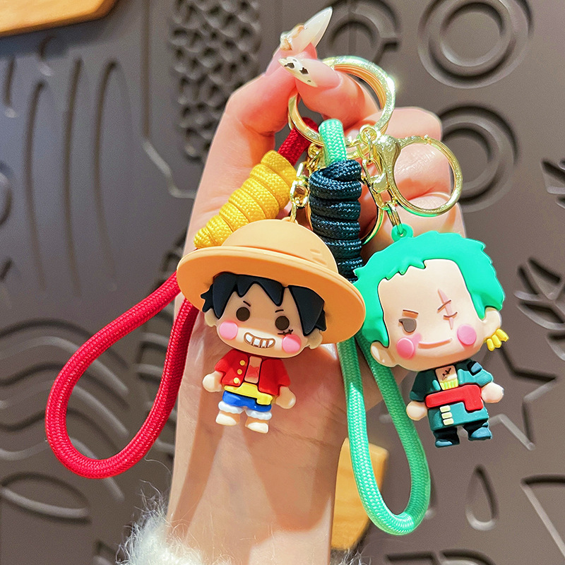 One Piece Anime Açar Sallanan Luffi Zoro Fiqa