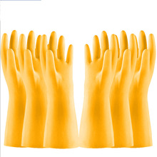 2/3 Pairs Rubber Latex Gloves Laundry Washing Work Safety