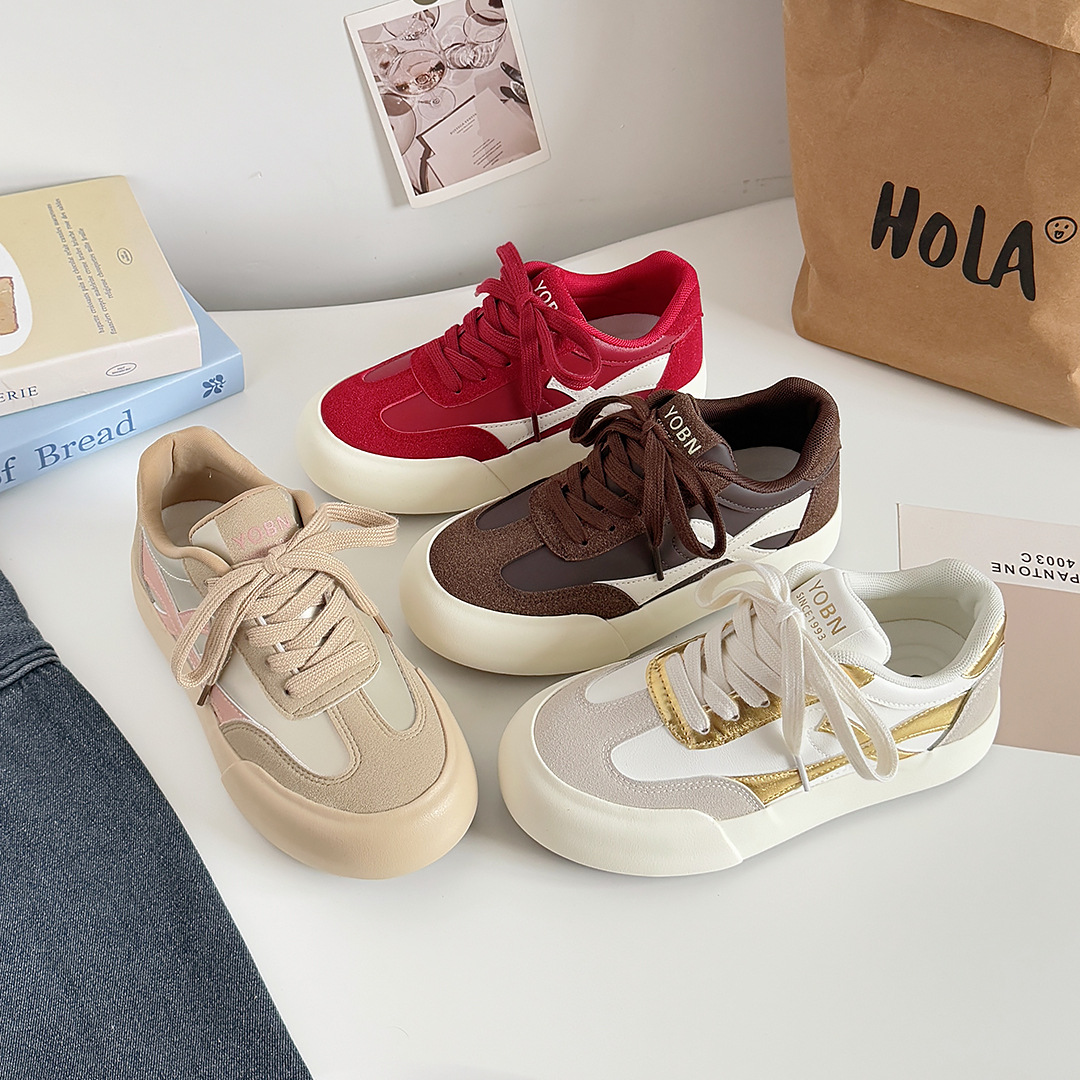 韩版2025秋季休闲运动鞋女学生舒适小白鞋低帮休闲板鞋G1529