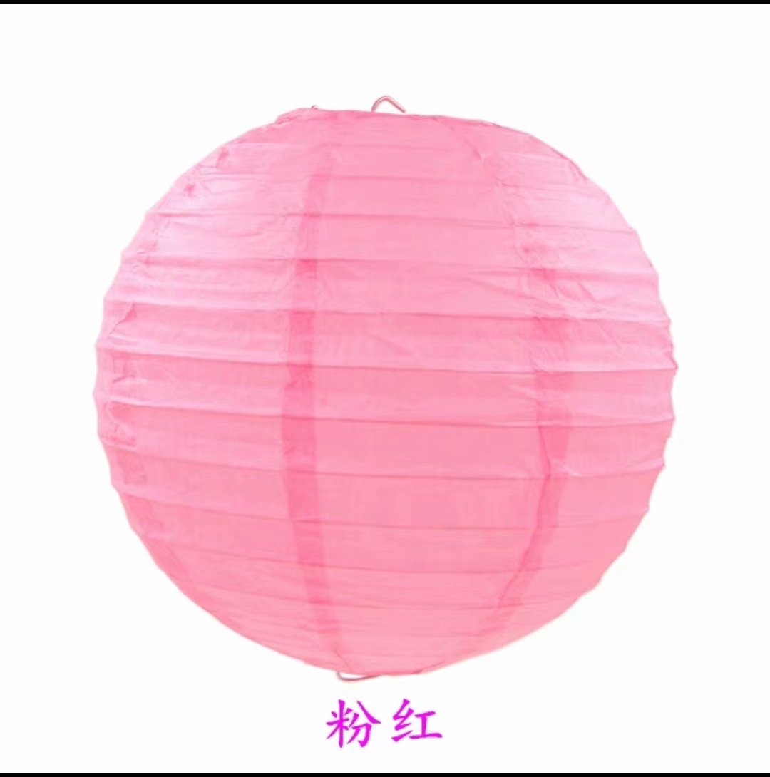 Lámparas de niños pintadas a mano DIY linternas esféricas de color sólido decoración de bodas Amazon Hot Sale image 9