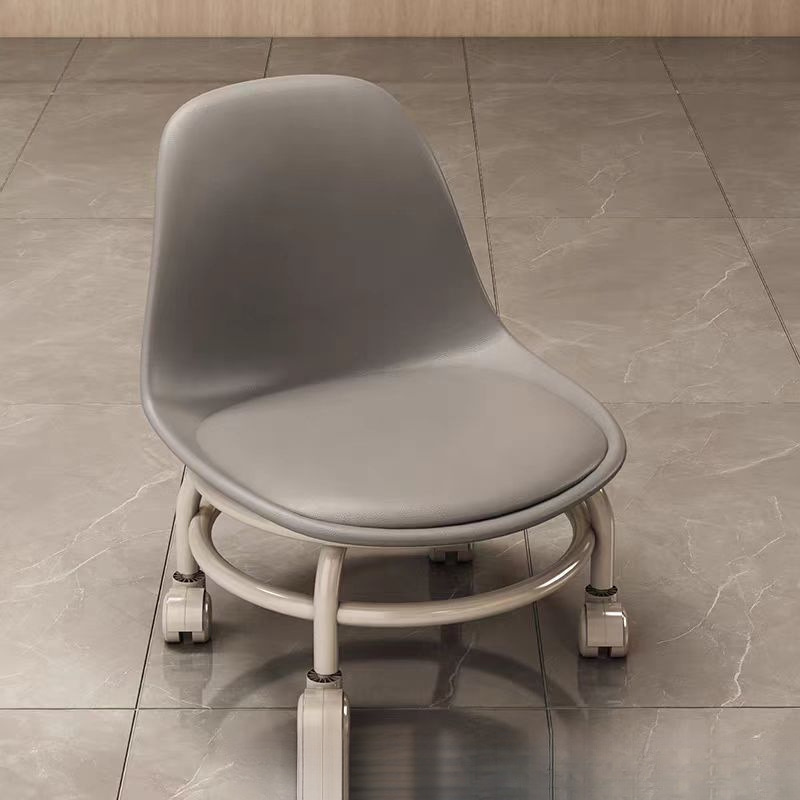 Small Stool with Wheels, Roller Skating Low Stool, Toddler Learning to Walk Swivel Chair, Mobile Small Stool, Universal Wheel Stool