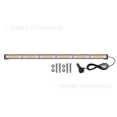COB single-sided bumper light car – Other lights - 6-sections-89cm-12-24v-yellow-light