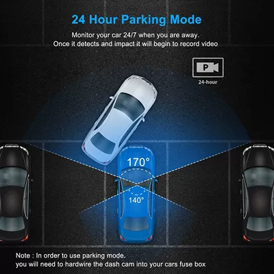 Driving recorder 4K Parking Monitoring Ips Screen