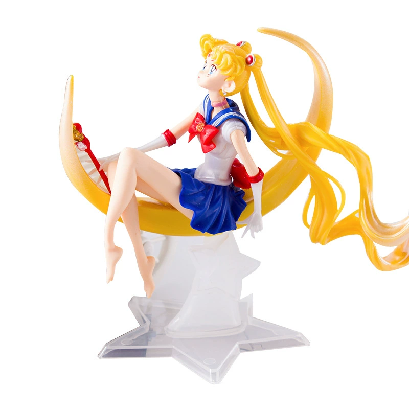 Sailor Moon — лунная девочка, встраиваемая маленькая принцесса, украшение для торта, Зайчик-Луна, богиня воды и льда Луны