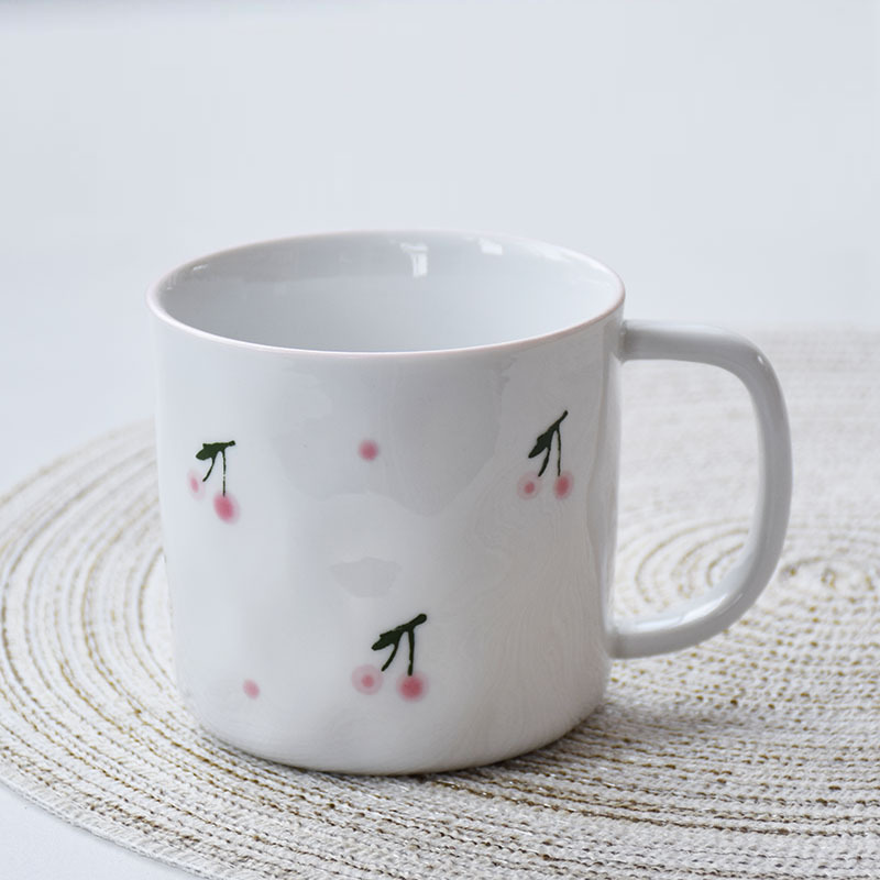 Taza de bebida de cerámica fresca y hermosa de estilo europeo Taza de café de estilo retro Taza de leche de desayuno para el hogar Oficina