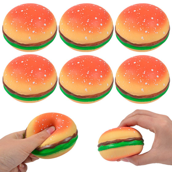 Amazon with decompression hamburger fries Coke pinch music toy vent bread slow rebound decompression toy