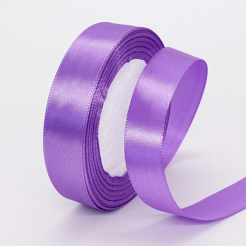 Fabricantes al por mayor lavanda púrpura cinta de cinta flor regalo decoración embalaje cinta transfronteriza al por mayor cinta