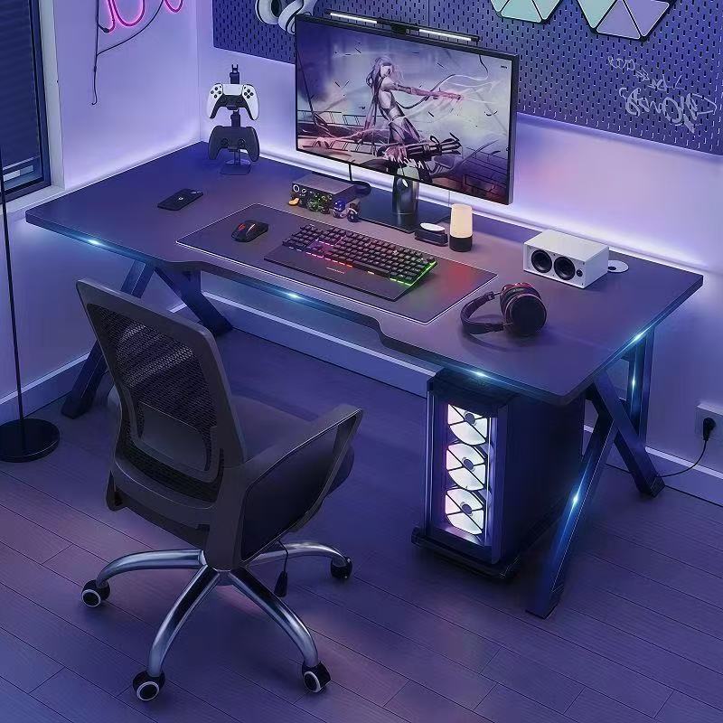 Computer Desk for Home Use, Desktop Table for Internet Celebrities, Study Desk, Gaming Set, Workstation, Simple Office Desk, Writing Desk Computer Desk for Home Use, Desktop Table for Internet Celebrities, Study Desk, Gaming Set, Workstation, Simple Office Desk, Writing Desk