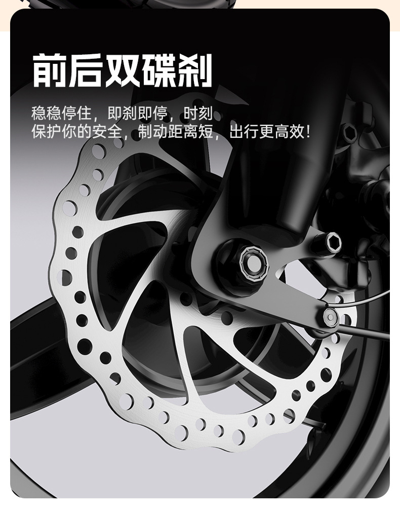 HEZZO foldable electric car 48v15ah scooter long endurance electric scooter overseas warehouse a generation of hair
