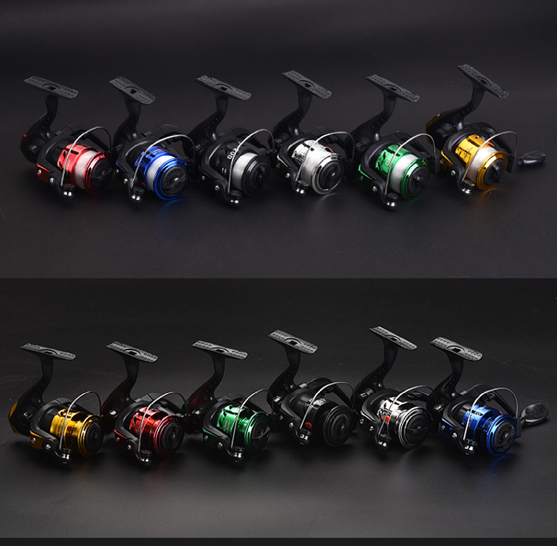 Tipo 200 con lenza, mulinello da spinning, attrezzatura, canna da pesca con esche artificiali, mulinello da pesca_voghion.com