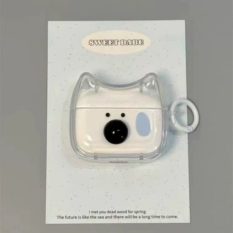 Sweat puppy nose for AirPodspro2 generation apple 2 generation 3 generation 4 generation anti-fall soft shell cute pendant Sweat puppy nose for AirPodspro2 generation apple 2 generation 3 generation 4 generation anti-fall soft shell cute pendant