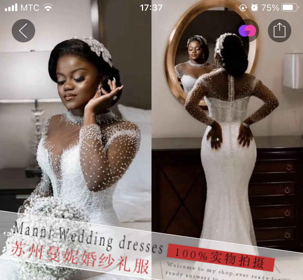 2023 foreign trade wedding dress wholesa...