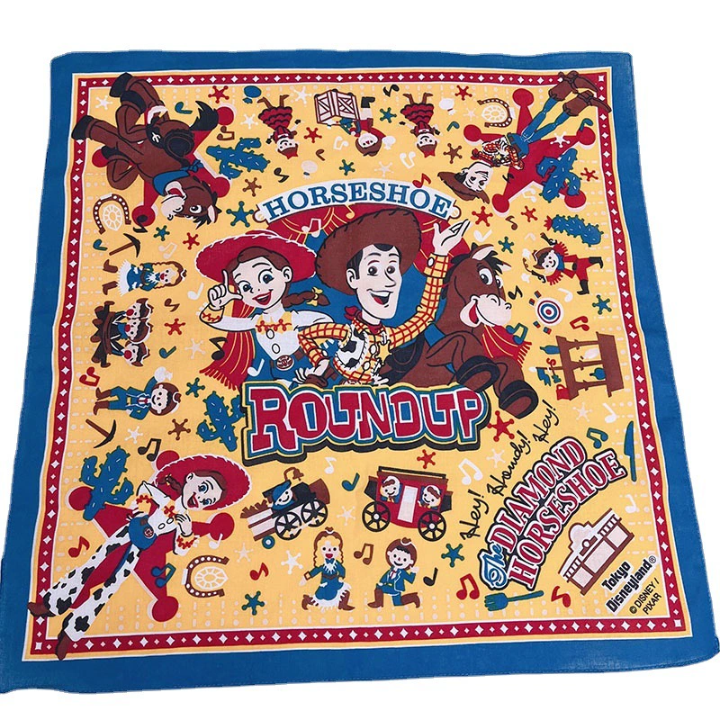 Игрушка-шарф, хлопковый универсальный платок, 53×53 см