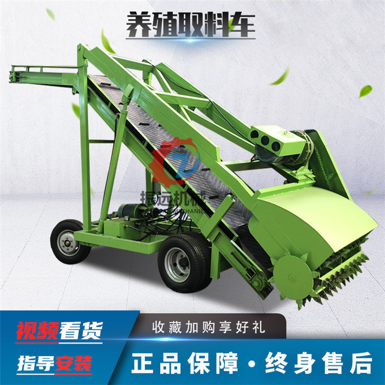 畜牧养殖青贮窑取料机黄储墙切面整齐挖料机地下青储池上料取草机